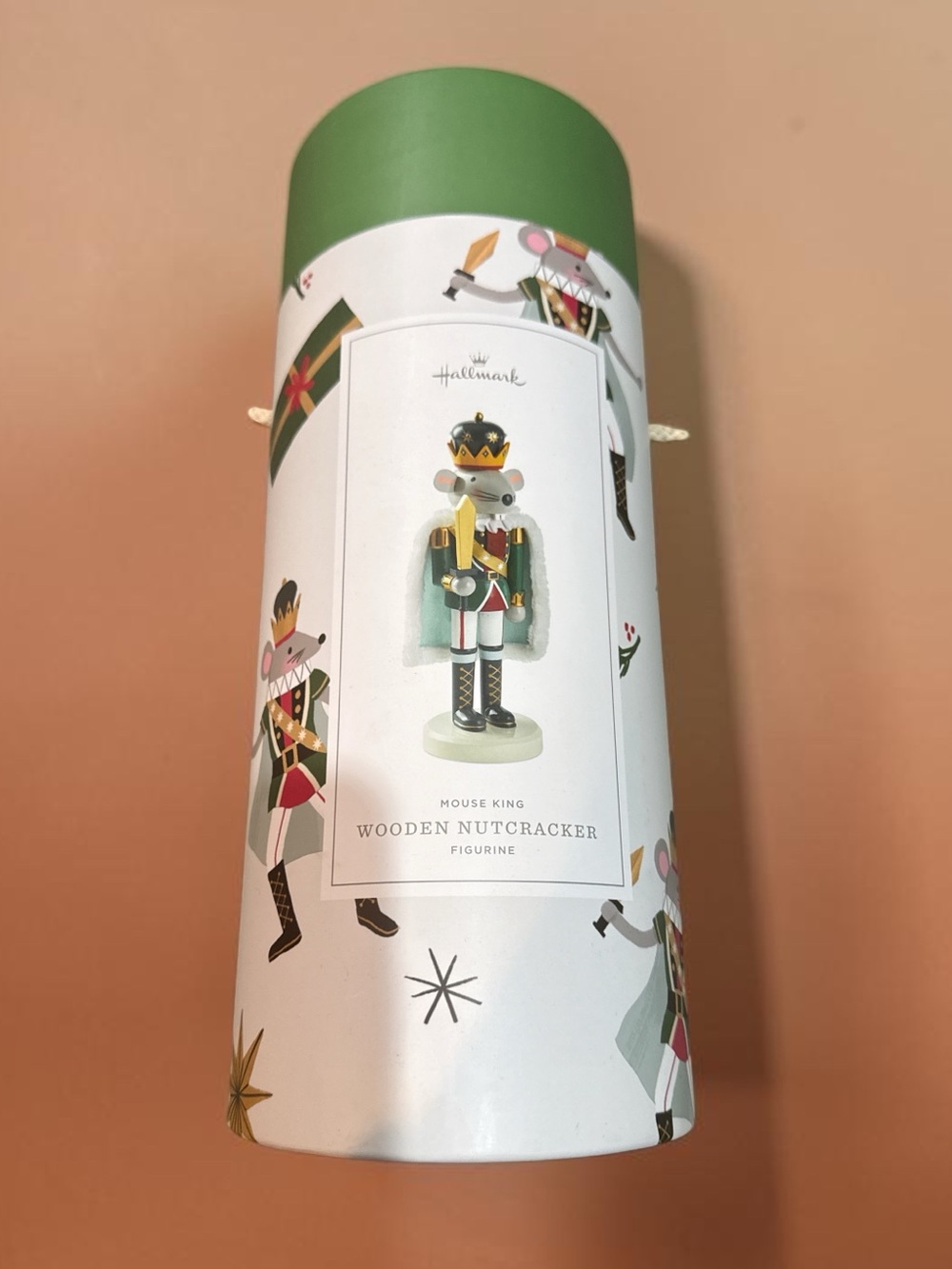 Hallmark Mouse King Wooden Nutcracker Figurine - NEW